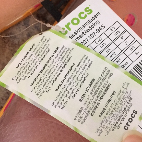 Marbled Translucent Crocs - Picture 10 of 13